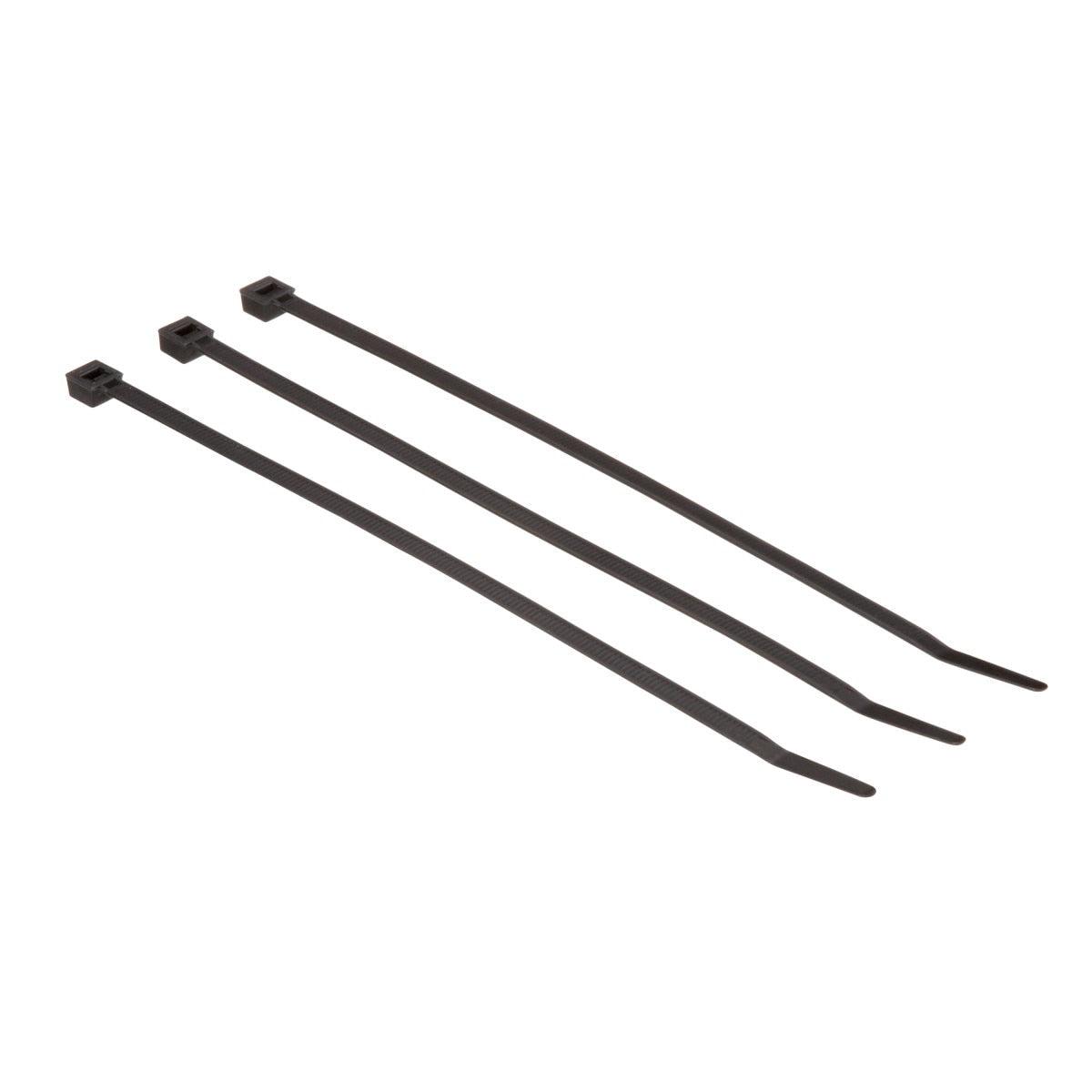 3M CT8BK50-C Cable Tie, Standard Nylon, Black, 8 in, 50 lb Tensile Strength (7000031853) (1000 Pack)