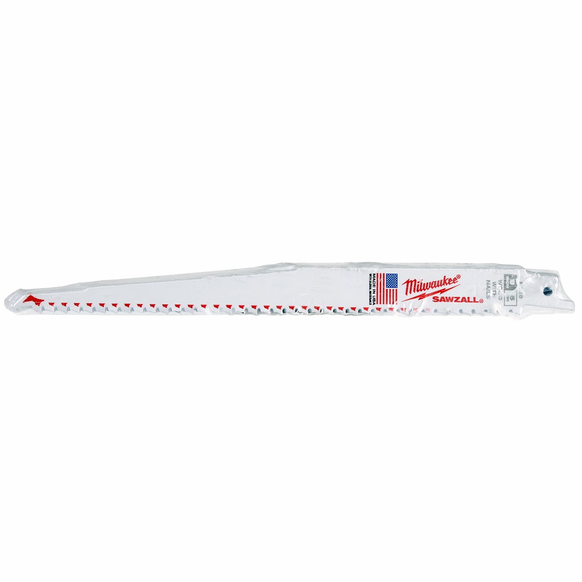 Milwaukee 9" 5 TPI SAWZALL Blade for Wood with Nails Bulk 25