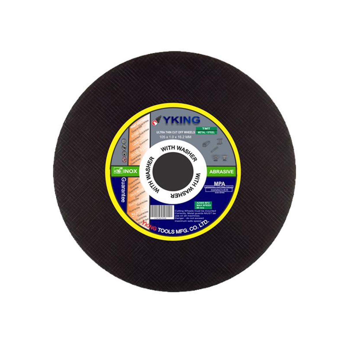 Yking 14 Mm Cutting Wheel 355 X 28 X 254 Brown Resionoid