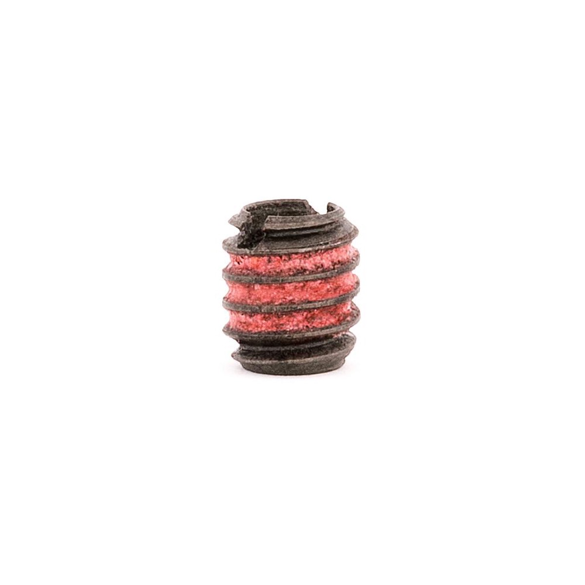 #6-32 x 1/4"-20 Carbon Steel Standard Wall Thread Insert for Metal w/ Red Loctite