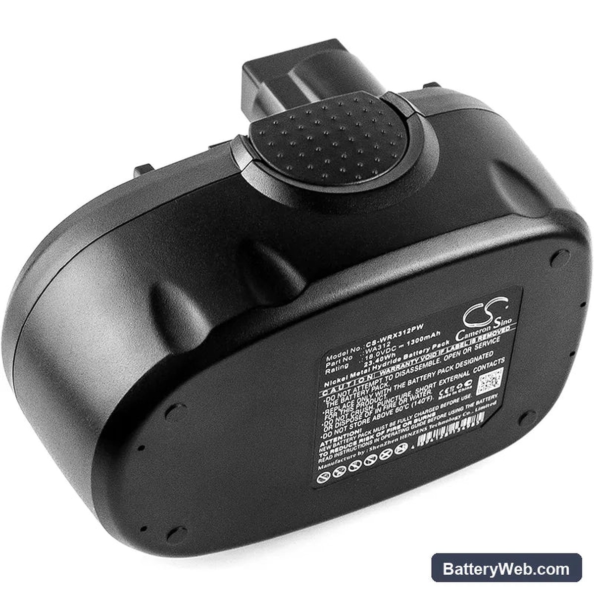 Worx WA3127 18V Ni-MH Replacement Battery 1300mAh
