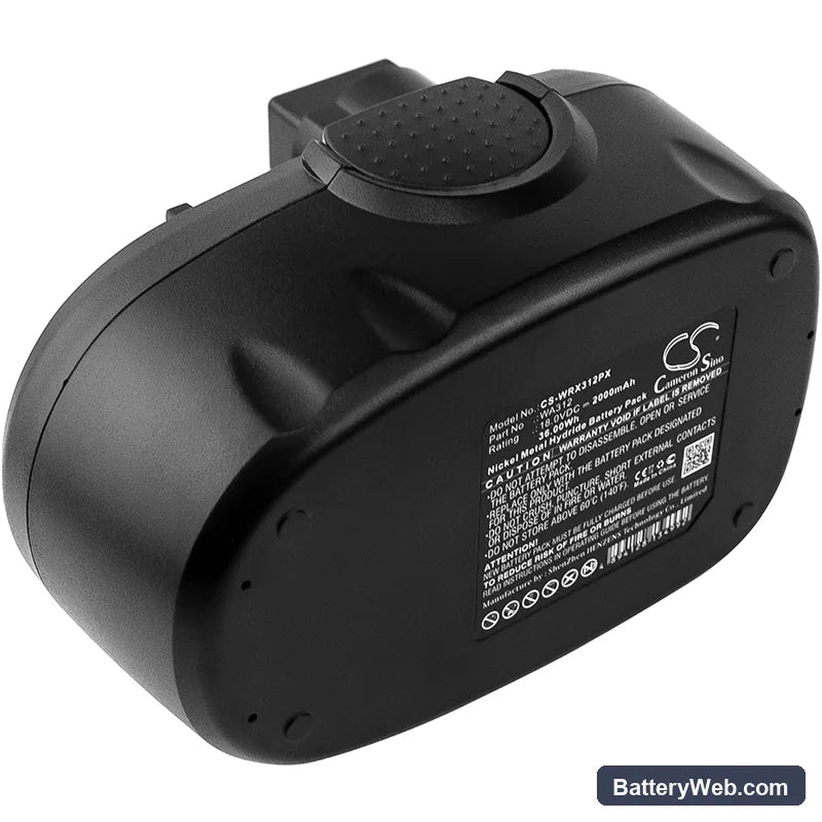 Worx WA3127 18V Ni-MH Replacement Battery 2000mAh
